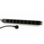 Synergy 21 S215390V4 power extension 2 m 9 AC outlet(s) Indoor Black
