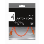 Gembird Patch Cord Cat.5e FTP 2m netwerkkabel Rood Cat5e F/UTP (FTP)