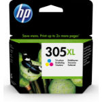 HP 3YM63AE/305XL Printhead cartridge color high-capacity, 200 pages for HP DeskJet 2710/e/Envy 6020/Envy 6020 e