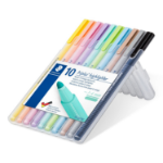 Staedtler 362 C marker 10 pc(s) Bullet tip Black, Brown, Light Blue, Light grey, Lime, Mint, Peach, Pink, Violet, Yellow