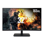 Acer AOpen 32HC5QRPbiipx 32 Inch Full HD Curved Monitor (VA Panel, FreeSync, 165 Hz, 5 ms, DP, HDMI, Black)