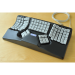 Maltron 3D Two Handed Keyboard - Black - no trackball QWERTY Layout 89- USB.