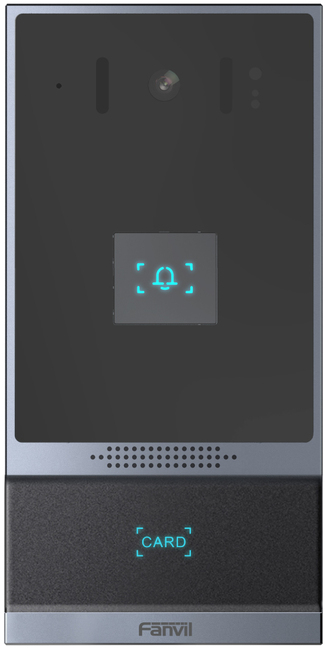 Image of Fanvil i62 Single Button Video Intercom with RFID Reader - Surface...