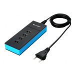 iconBIT FTB-4U6AD oplader voor mobiele apparatuur Smartphone, Tablet Zwart, Blauw AC Binnen