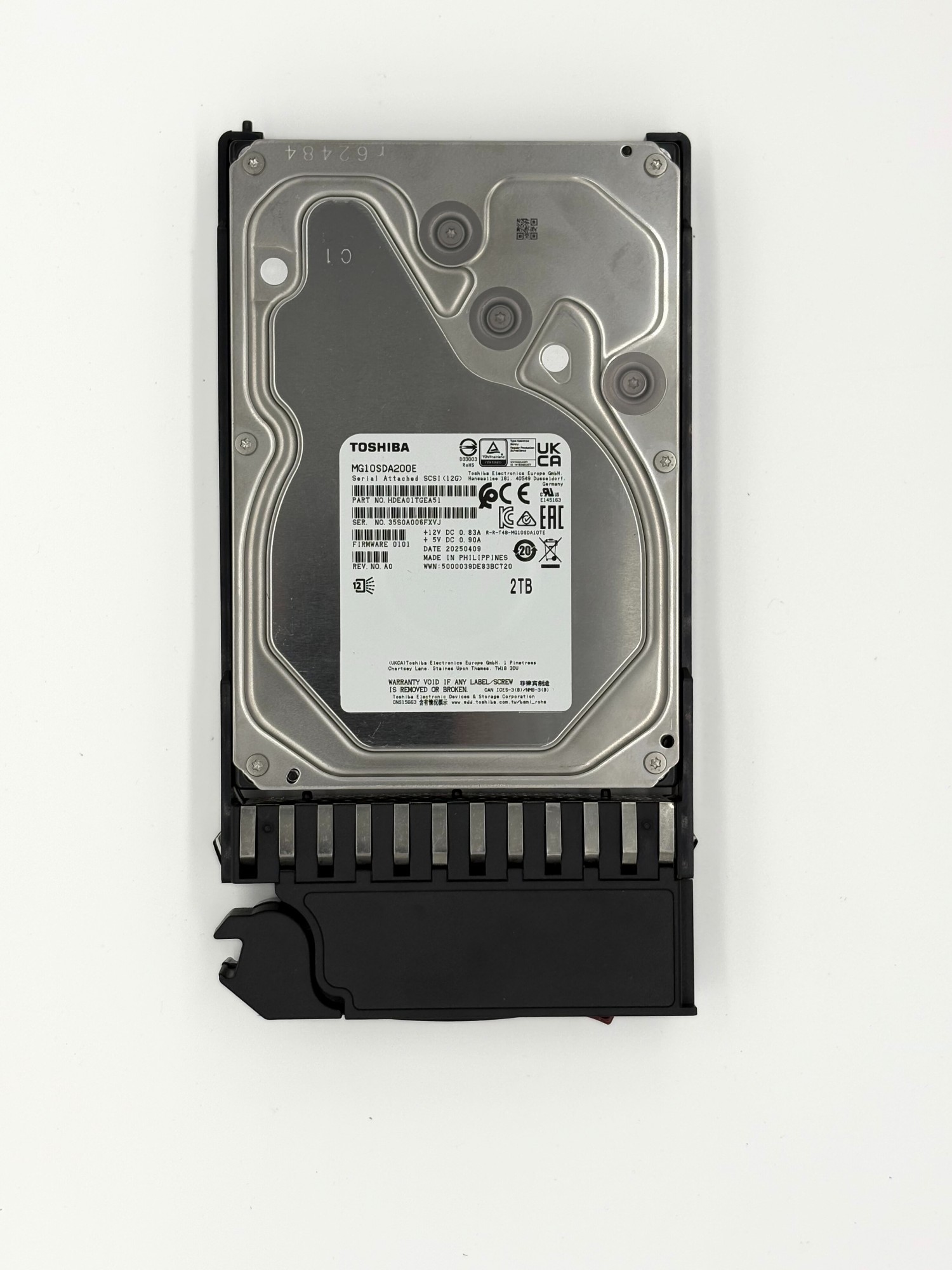 Origin Storage 4TB Hot Plug Midline 7.2K 3.5in NLSATA for P2000 G3