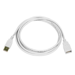 Monoprice USB 2.0 M/F, 1.8m USB cable 70.9" (1.8 m) USB A White