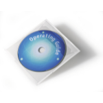 Durable POCKETFIX Cover 1 discs Transparent -