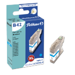 Pelikan 319568/B42 Ink cartridge cyan, 1.2K pages 16ml (replaces Brother LC225XLC) for Brother MFC-J 4420/5320