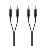 Belkin F3Y098BT2M audio cable 2 m 2 x RCA Black