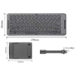 JLC RD90 Bluetooth V5 Foldable Keyboard