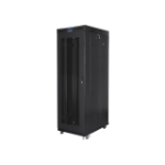 Lanberg FF01-8042-23BL rack 42U Vrijstaande rek Zwart