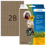 HERMA 2071 self-adhesive label Rounded rectangle Permanent Brown 672 pc(s)