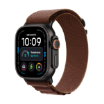 Apple Watch Ultra 4 GPS + Cellular 49mm Black Titanium Case with Burgundy Alpine Loop - M