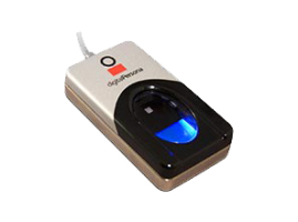 Crossmatch DigitalPersona U.are.U 4500 fingerprint reader USB 2.0 512 x 512 DPI Black, Gray