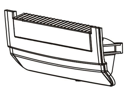 Image of Zebra 105934-030 printer/scanner spare part Front panel