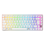 CHERRY XTRFY K33 Compact Wireless keyboard Gaming USB + RF Wireless + Bluetooth AZERTY French White