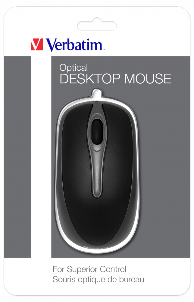 Image of Verbatim 49019 mouse USB Type-A Optical 1000 DPI Ambidextrous