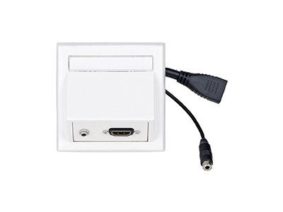 Image of Vivolink WI221170 socket-outlet HDMI + 3.5mm White