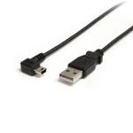 StarTech.com USB2HABM3RA USB cable 35.8" (0.91 m) USB 2.0 USB A Mini-USB B Black