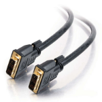 C2G 15ft Pro Series DVI-D Plenum DVI cable 179.9" (4.57 m) Black