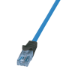 LogiLink CPP010 networking cable Blue 10 m Cat6a U/UTP (UTP)