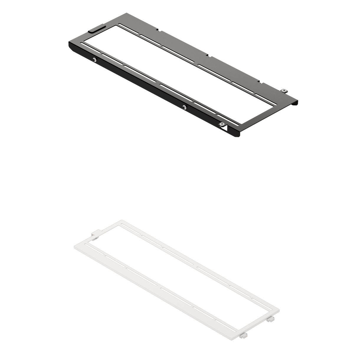 360 Alignment Top & Bottom Fan Bracket - White thumbnail