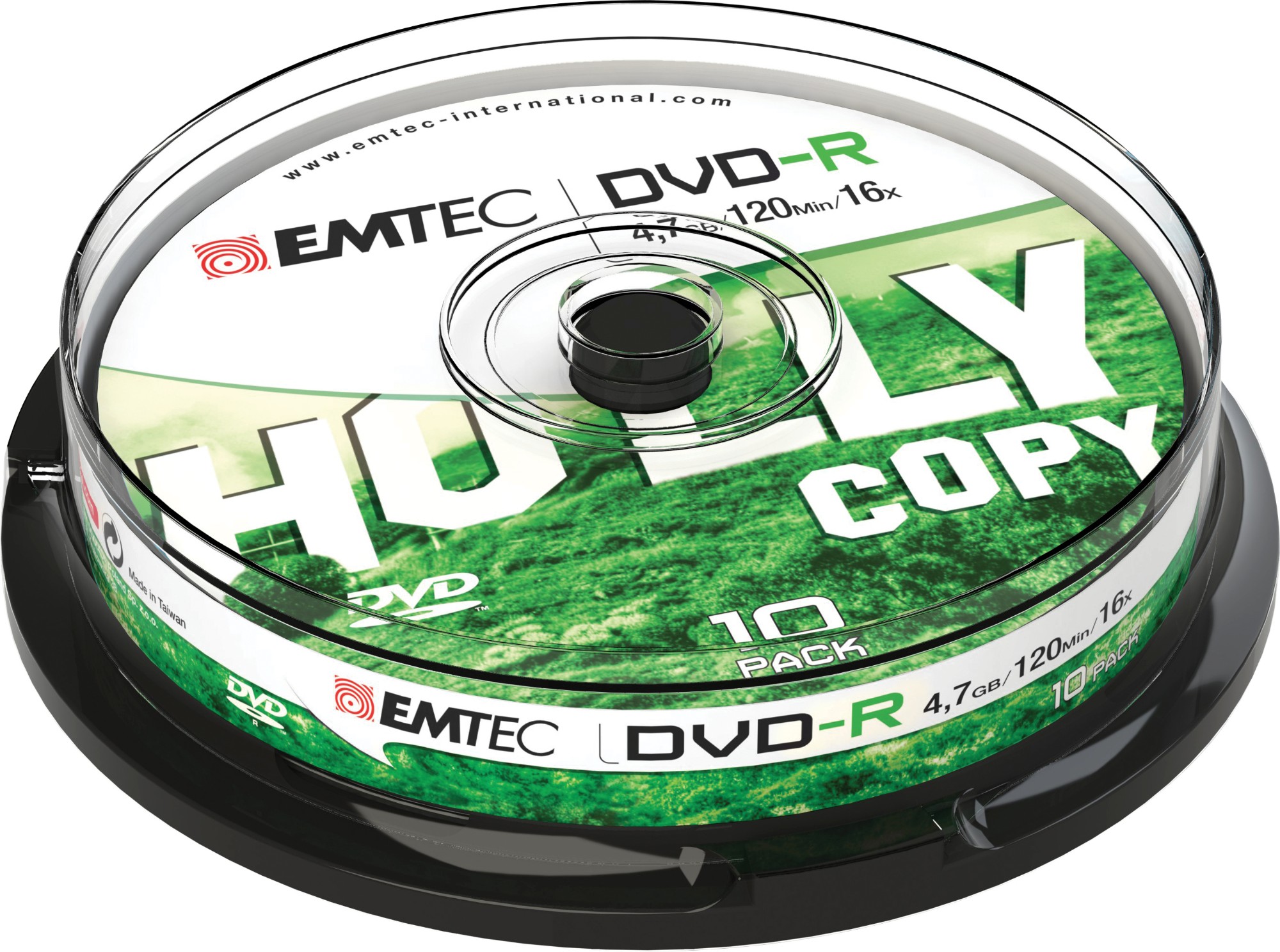 Emtec ECOVR471016CB blank DVD 4.7 GB DVD-R 10 pc(s)