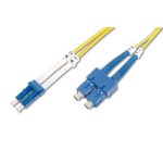 Digitus DK-2932-03 InfiniBand en Glasvezelkabel 3 m LC SC I-VH Geel