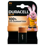 Duracell Plus 100% Extra Life Alkaline Power 9v