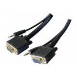 Hypertec 137242-HY VGA cable 15 m VGA (D-Sub) Black