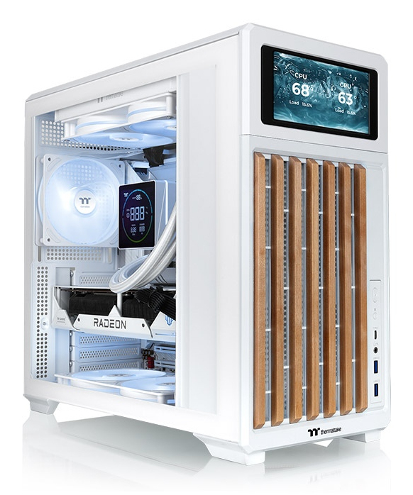 Thermaltake TR300 WS Midi Tower White. Wood