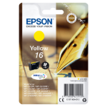 Epson C13T16244012|16 Ink cartridge yellow, 165 pages 3.1ml for Epson WF 2010/2660/2750