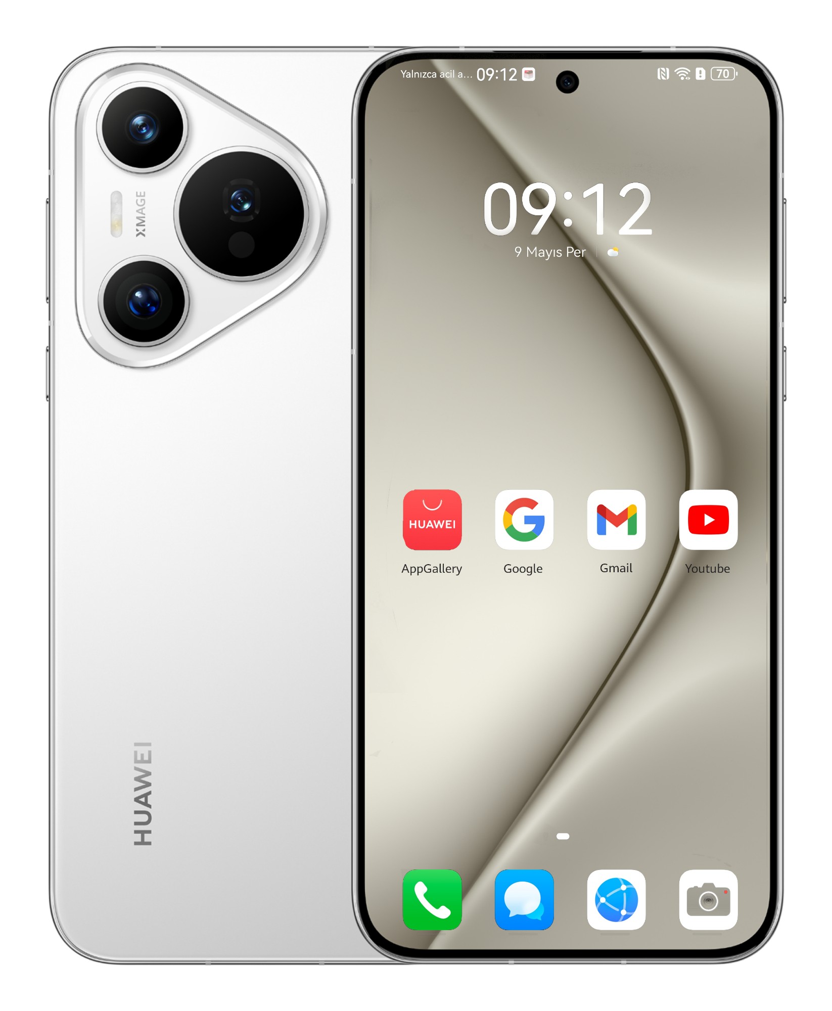 51097VWJ HUAWEI Pura70 Pro 256GB 12RAM 4G white