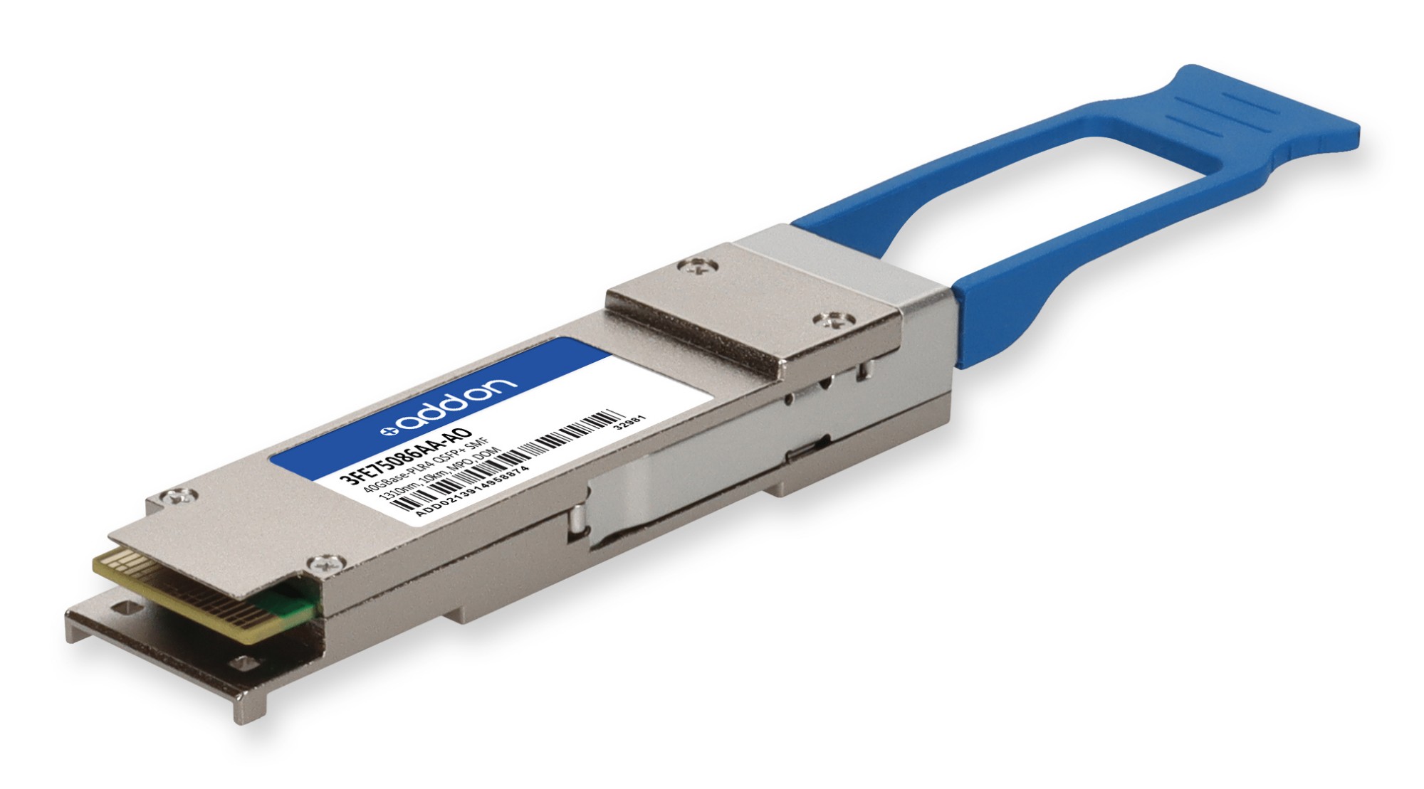 AddOn Networks 3FE75086AA-AO Compatible 40G QSFP+ 10 km TAA Compliant Transceiver AddOn Networks 3FE75086AA-AO Compatible 40G QSFP+ 10 km TAA Compliant Transceiver