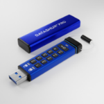 iStorage datAshur Pro USB flash drive 128 GB USB Type-A 3.2 Gen 1 (3.1 Gen 1) Blue