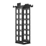 Eaton SR2POSTDP24HD rack cabinet 45U Freestanding rack Black
