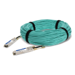 AddOn Networks QSFP-100GB-AOC50M-FT-AO InfiniBand/fibre optic cable 50 m QSFP28 AOC Aqua colour