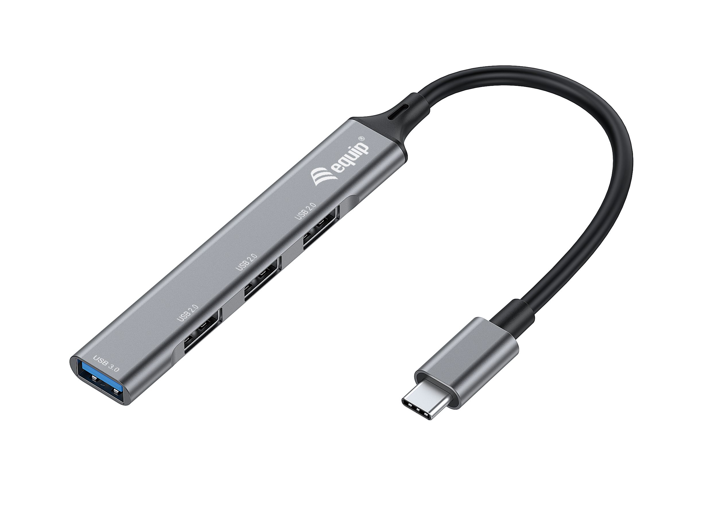 Image of Equip 4-Port USB 3.0/2.0 Hub, USB-C