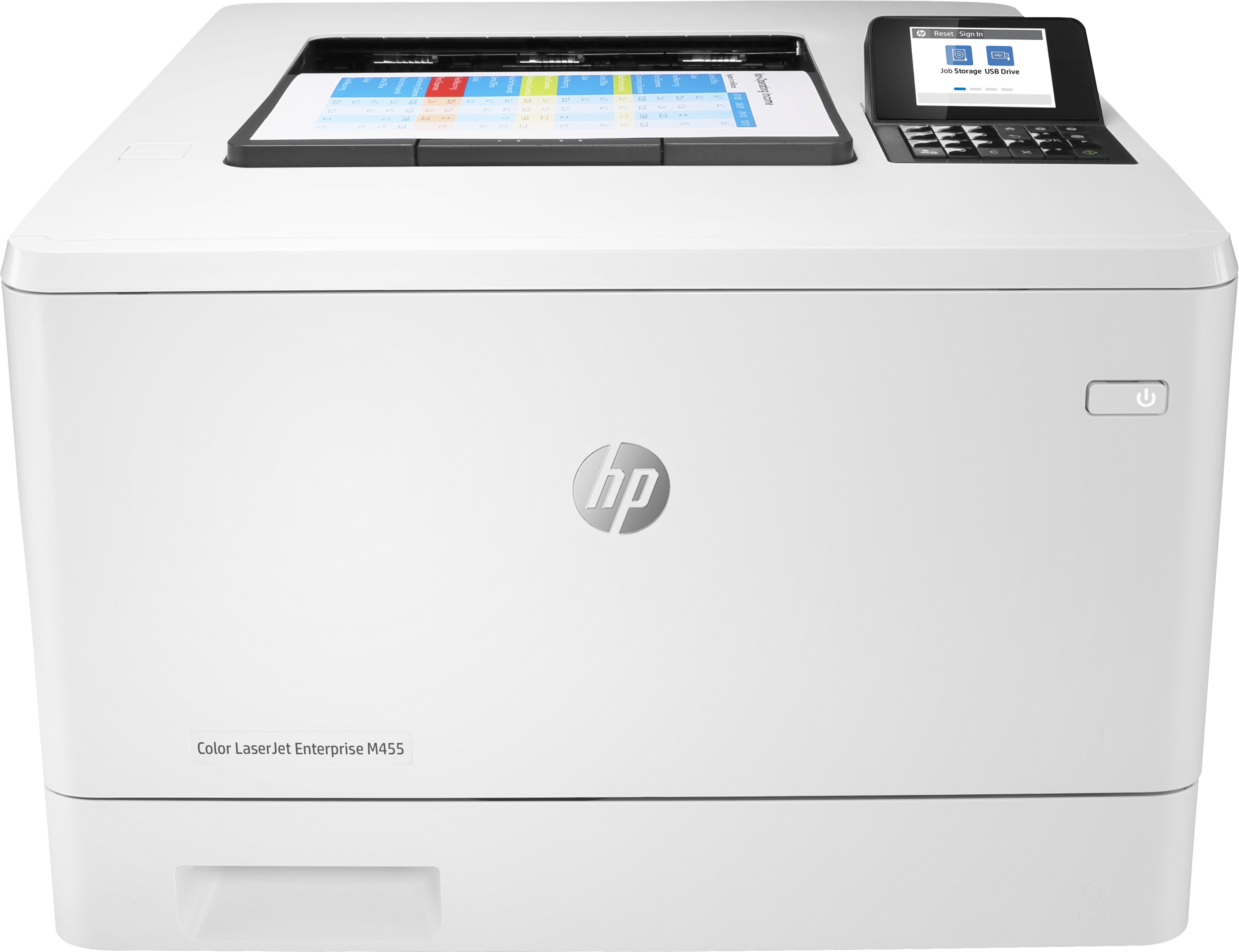 Image of HP Color LaserJet Enterprise M455dn, Color, Printer for Business,...