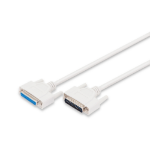Digitus AK-610201-020-E seriële kabel Beige 2 m DB-25