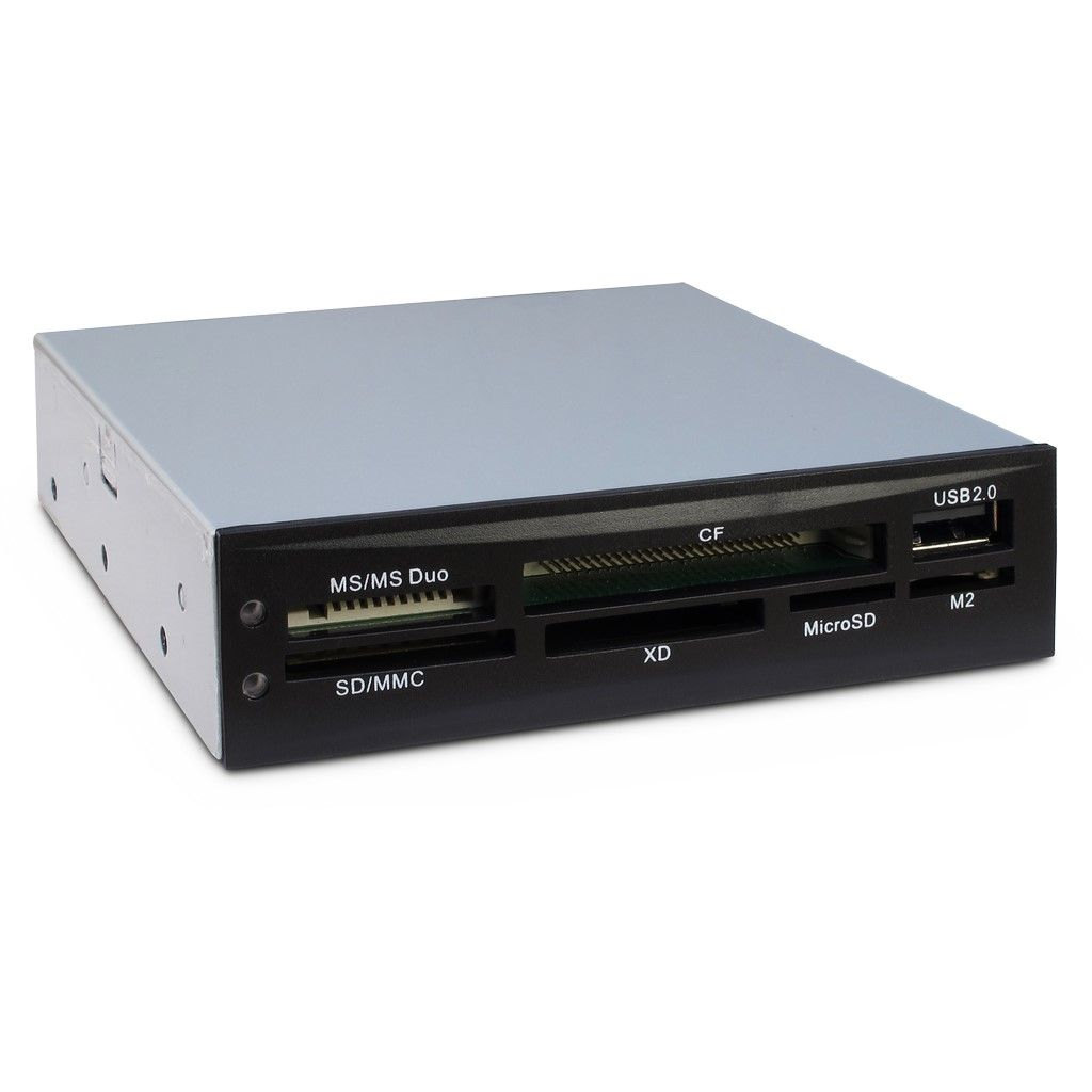 Image of Inter-Tech CI-02 card reader USB 2.0 Internal Black