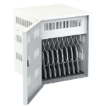 Loxit 7708 portable device management cart/cabinet Portable device management cabinet White