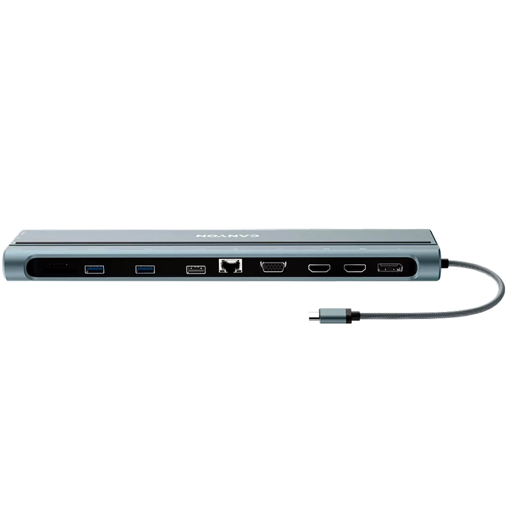CNS-HDS90 CANYON USB Type C Multiport Docking Station 14-in-1