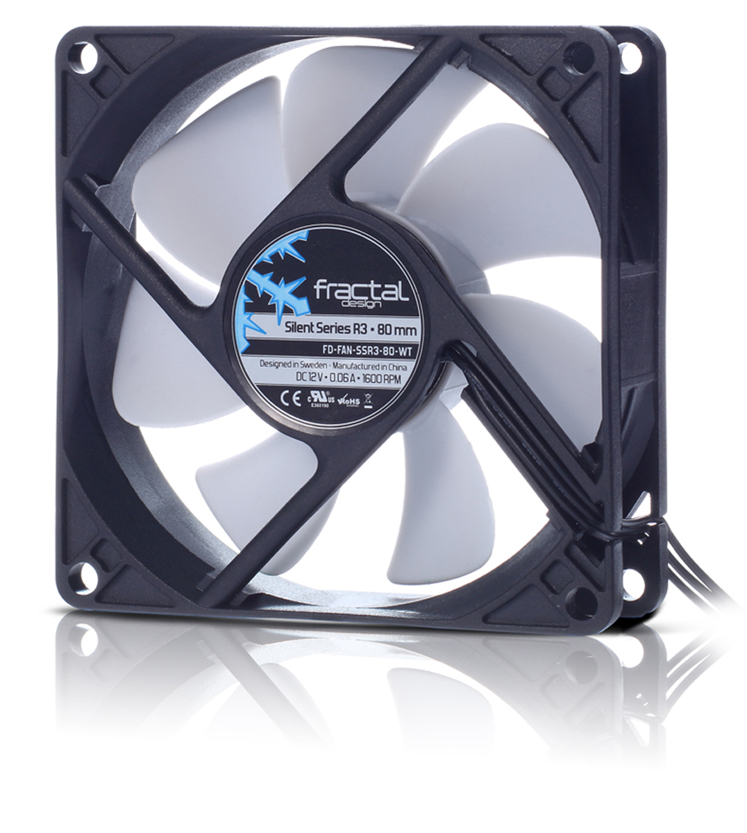 Image of Fractal Design Silent Series R3 80 mm Computer case Fan 8 cm...