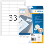 HERMA Inkjet labels A4 63.5x25.4 mm white paper matt 825 pcs.