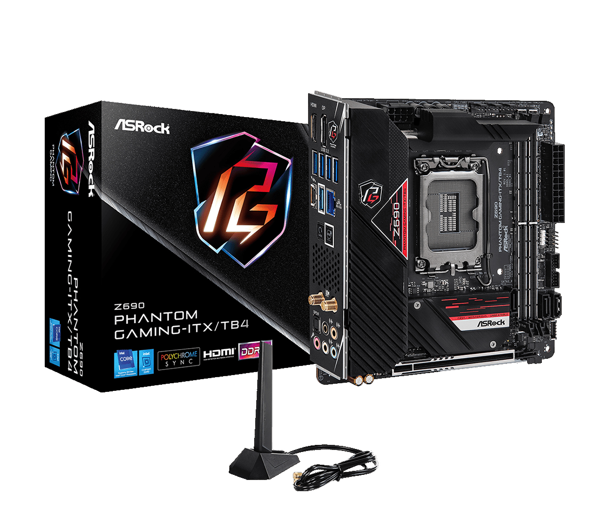 Image of Asrock Z690 Phantom Gaming-ITX/TB4 Intel Z690 LGA 1700 mini ITX