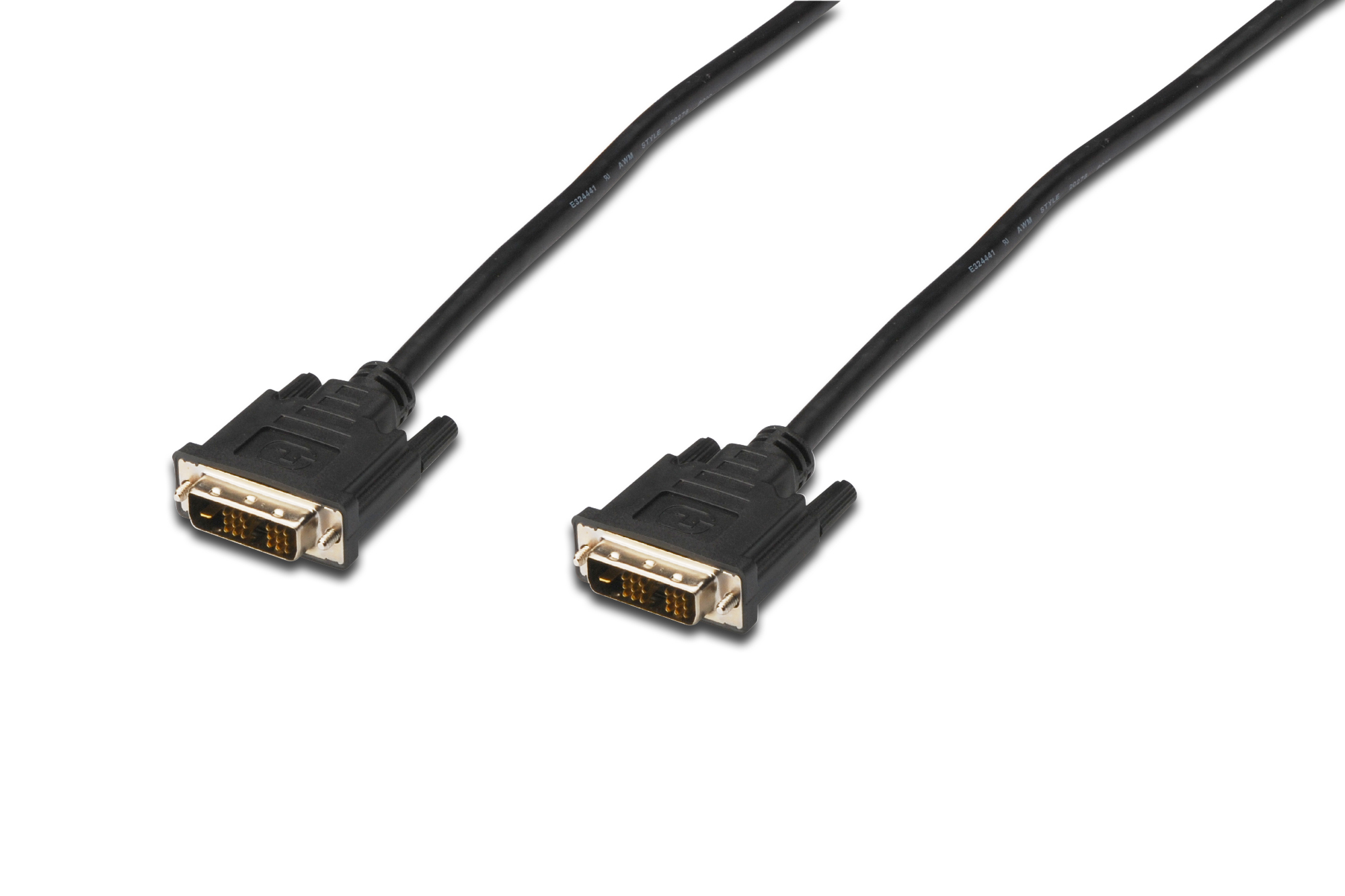 Photos - Cable (video, audio, USB) Digitus DVI Connection Cable AK-320107-020-S 
