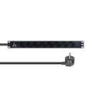 Lanview LVR-3MSCH-LIC-SCH8 power distribution unit (PDU) 8 AC outlet(s) 1U Black