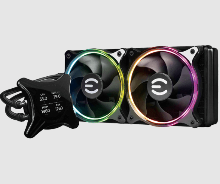 Image of EVGA 400-HY-CX24-V1 computer cooling system Processor All-in-one...