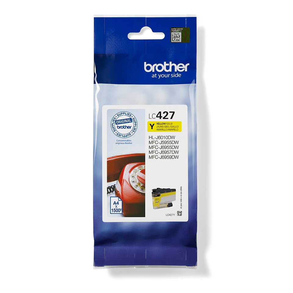 Image of Brother LC-427Y Ink cartridge yellow, 1.5K pages ISO/IEC 24711 for...